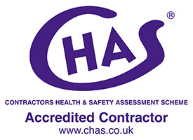 the chas contractors health and safety members logo